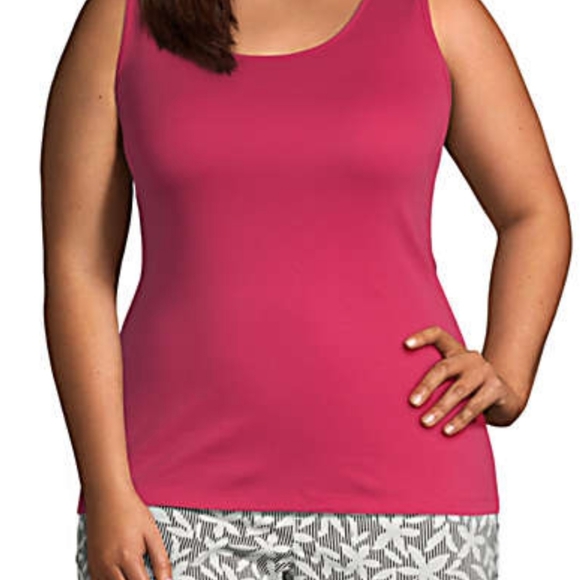 Land's End Plus Size Tank Top - Picture 2 of 9
